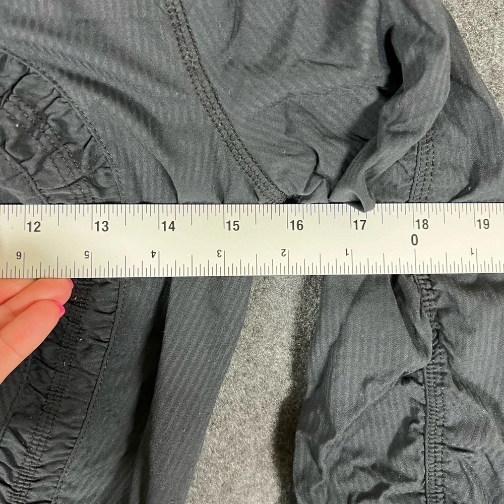 Lululemon sz 6 reversible dance studio jacket black grey - Picture 3 of 7
